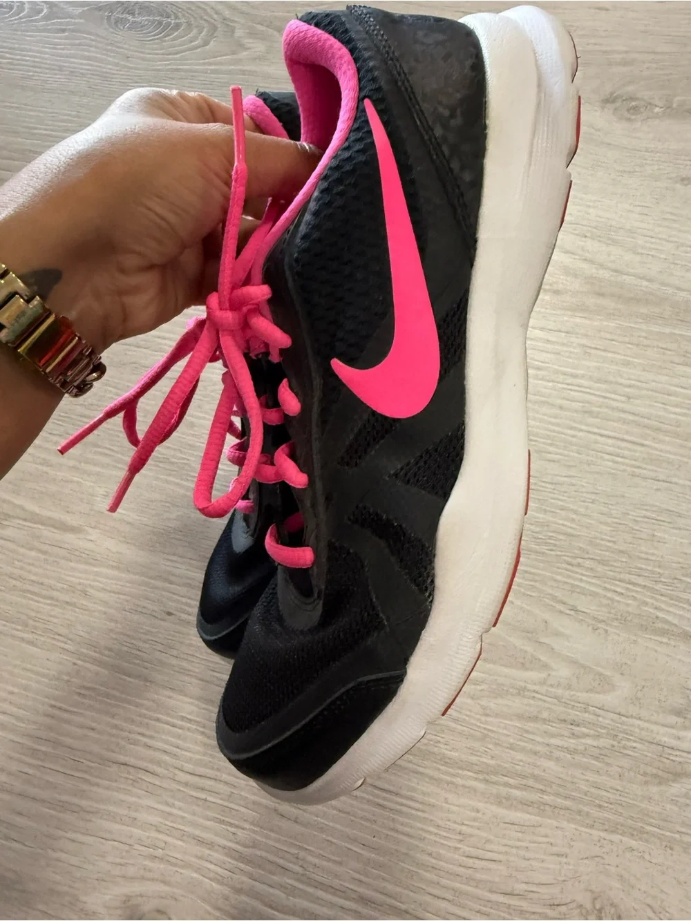 Nike Black and Hot Pink